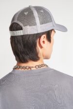 Glorious Gem Cap Ash: Add a touch of elegance to your style with this ash-gray cap featuring a dazzling gem design.