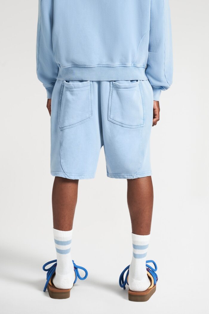 More Money Logo Shorts Azure Washed: Elevate your style with these trendy Azure Washed shorts featuring the iconic More Money logo
