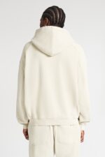 Ransom Note Zip Ivory Washed: Elevate your streetwear with this chic ivory washed zip hoodie featuring a ransom note design.