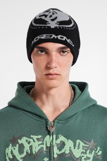 Elevate your style with the Banknote Beanie in Black.