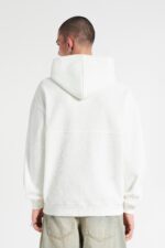 Elevate your style with the Icon Man Hoodie in Off White.