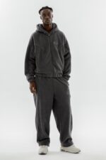 Elevate your casual style with the Star Wreath Fleece Jogger in Tornado Grey.