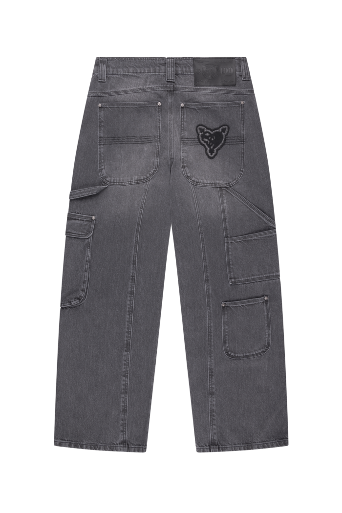 Elevate your style with the Carpenter Denim in Grey Washed.