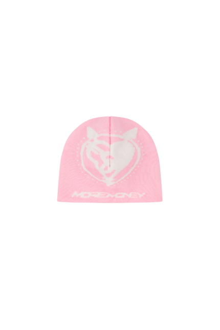 Elevate your winter style with the Banknote Beanie in Pink.
