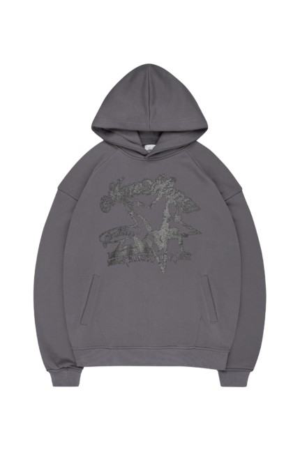 Elevate your style with the Tempting Hoodie in Stone Grey. This hoodie seamlessly blends comfort with a touch of sophistication. T