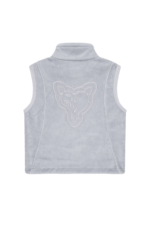 Elevate your style with the Heavy Heart Fleece Vest in Ultimate Grey.