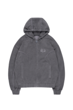 Elevate your casual style with the Star Wreath Fleece Zip in Tornado Grey.